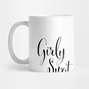 Girly swot (blue heart) Mug